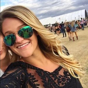 Green Ray Ban Aviators